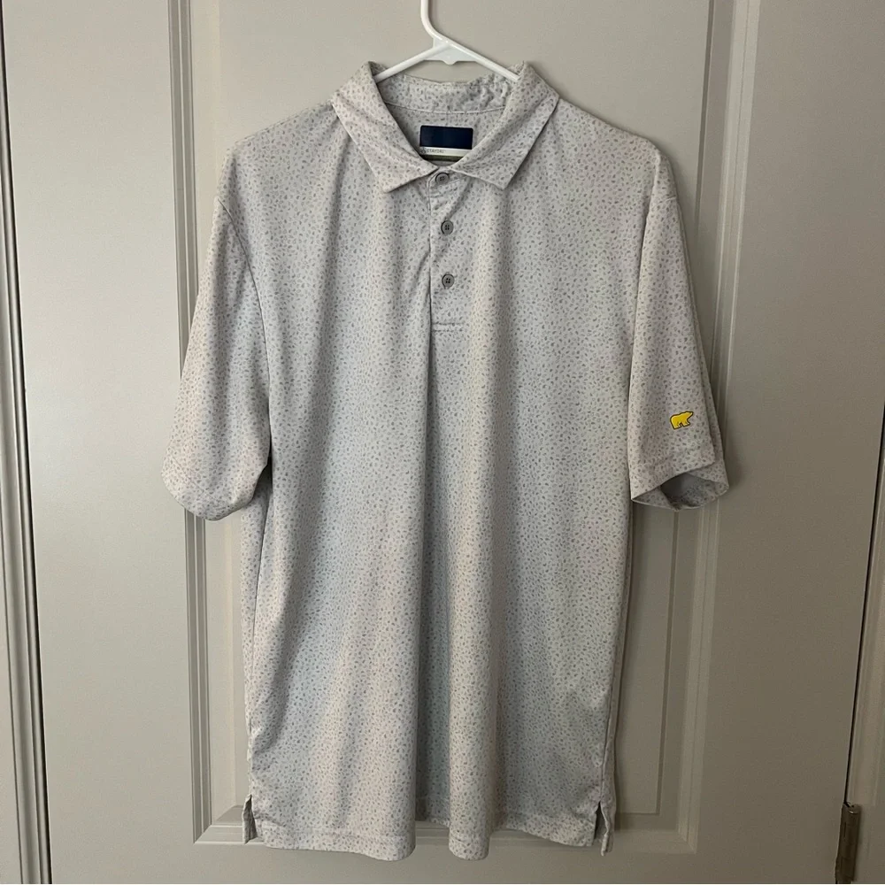 Jack Nicklaus mens quick dry performance short sleeve golf polo shirt | size L